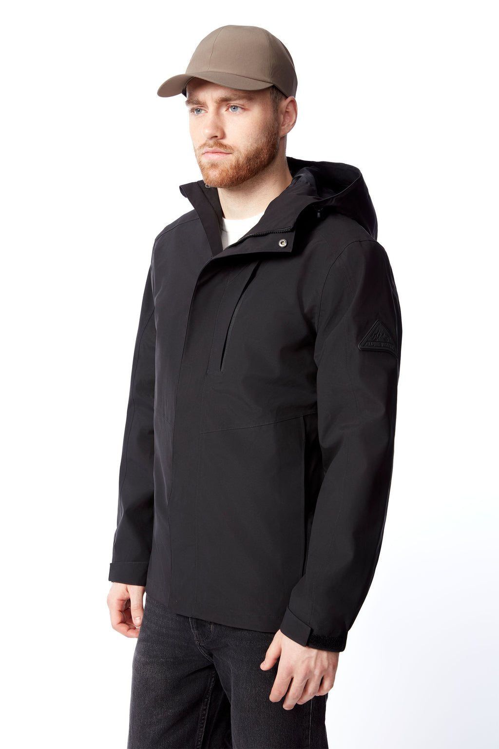HUDSON | VESTE DE PLUIE POUR HOMME, NOIRE