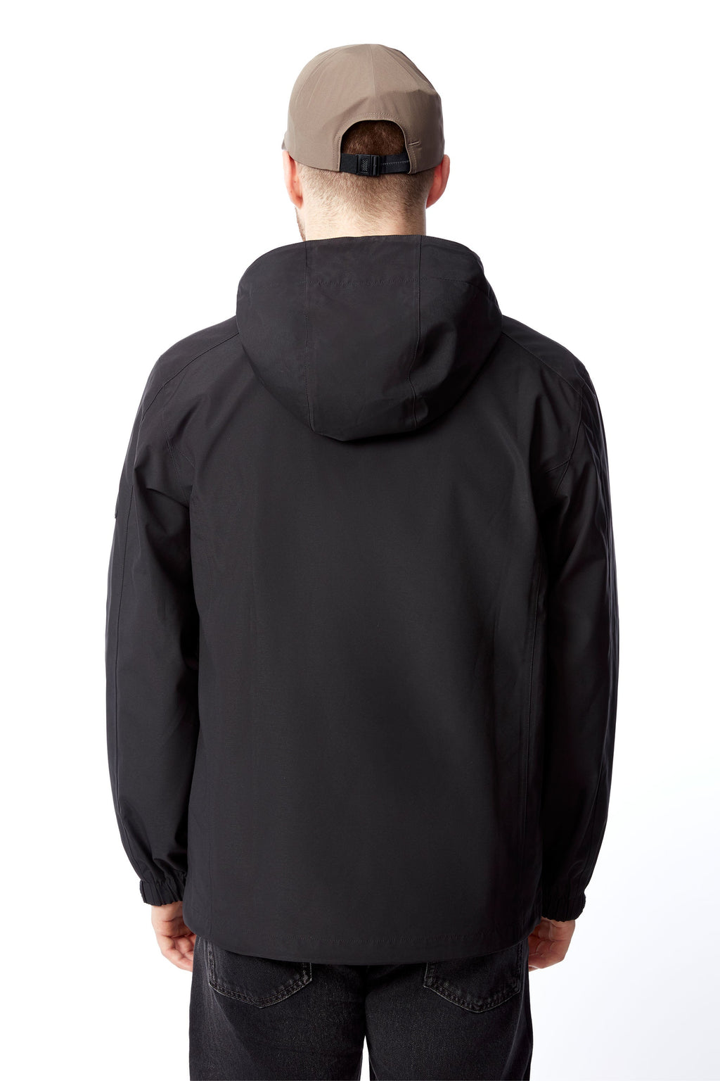 HUDSON | VESTE DE PLUIE POUR HOMME, NOIRE