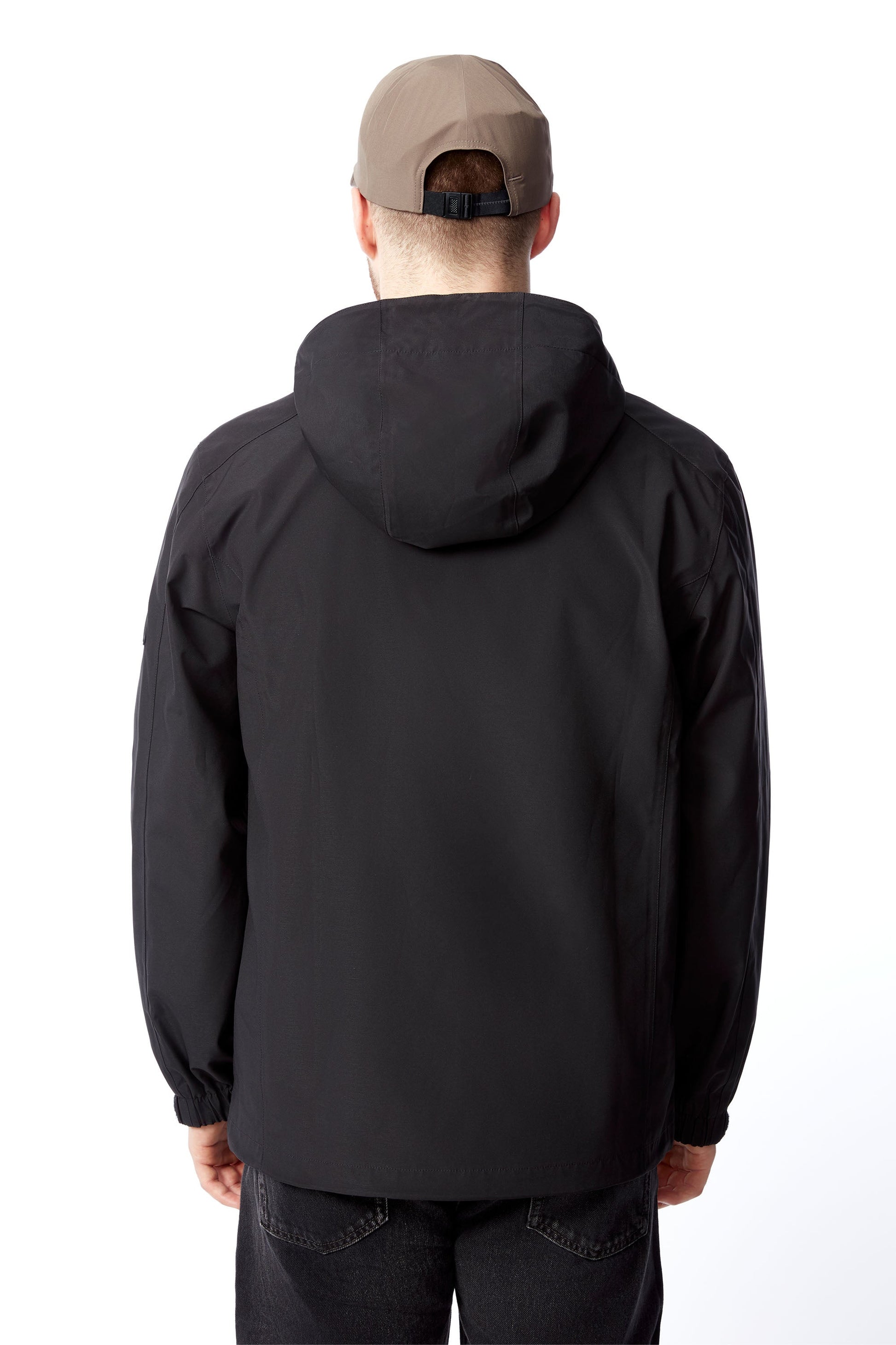 HUDSON | VESTE DE PLUIE POUR HOMME, NOIRE