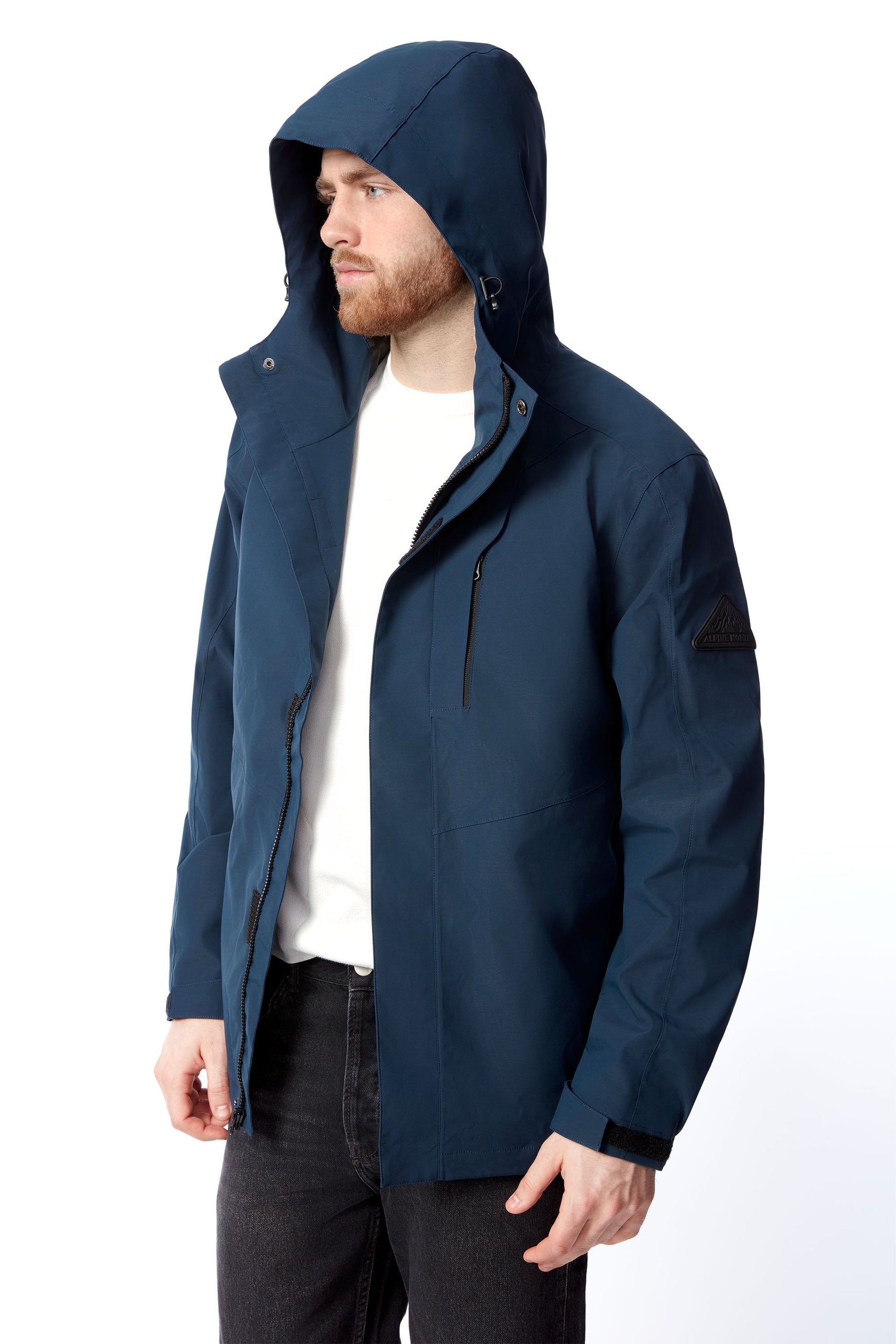 HUDSON | VESTE DE PLUIE POUR HOMME, BLEU MARINE