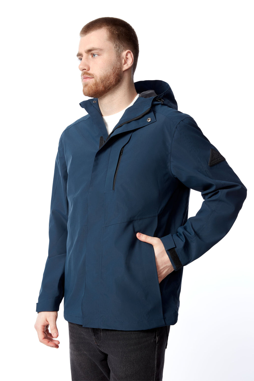 HUDSON | VESTE DE PLUIE POUR HOMME, BLEU MARINE