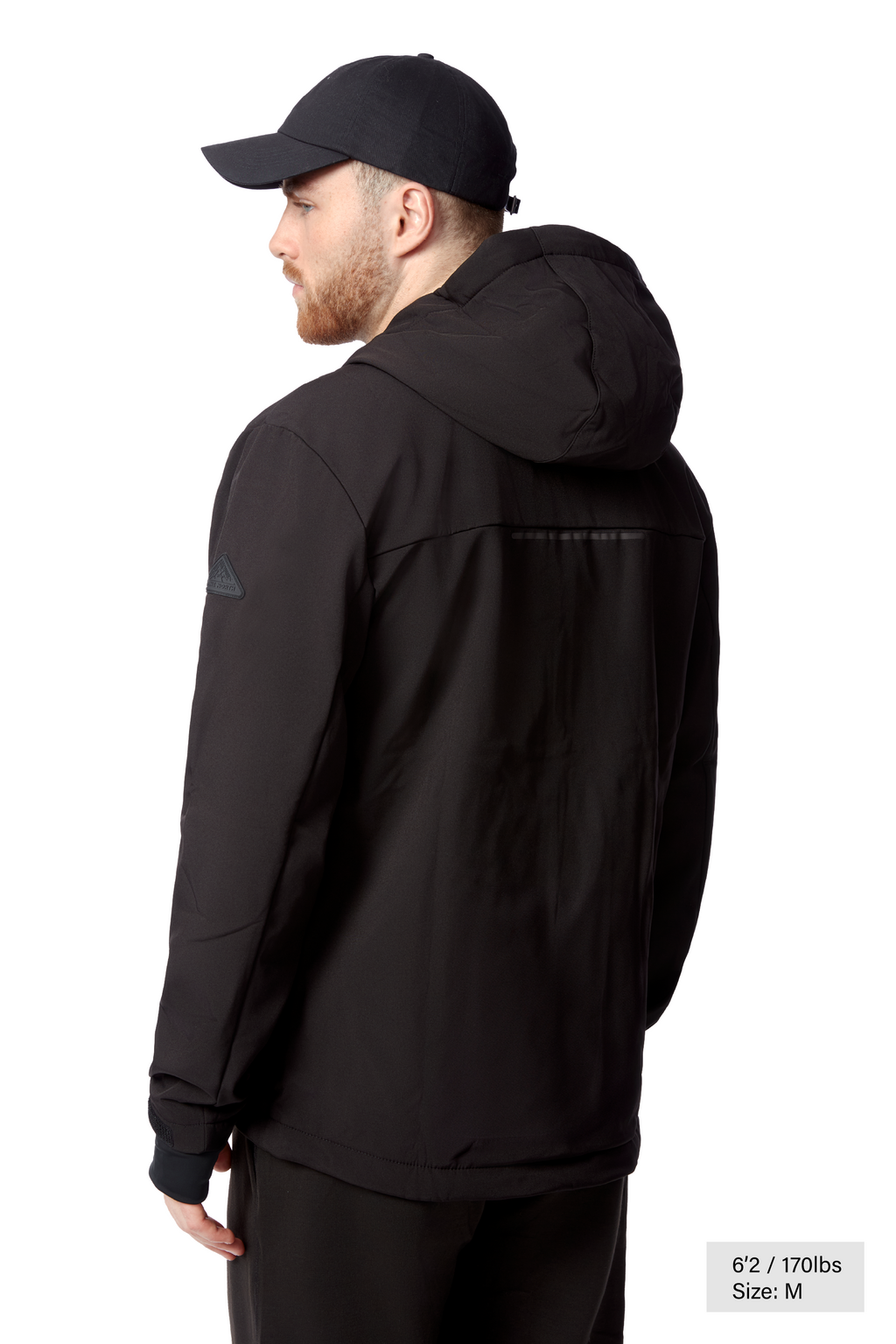 TOFINO | COUPE-VENT SOFTSHELL DOUBLÉ POLAIRE POUR HOMME, NOIR