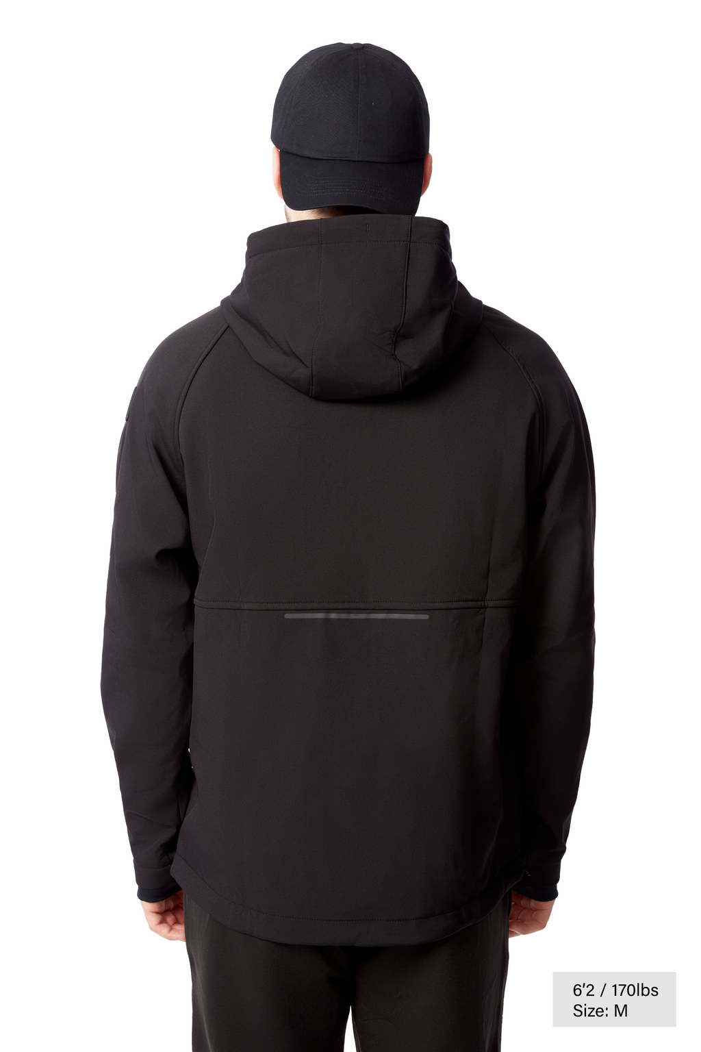 VARGAS | MEN'S PULLOVER SOFTSHELL HOODIE, BLACK
