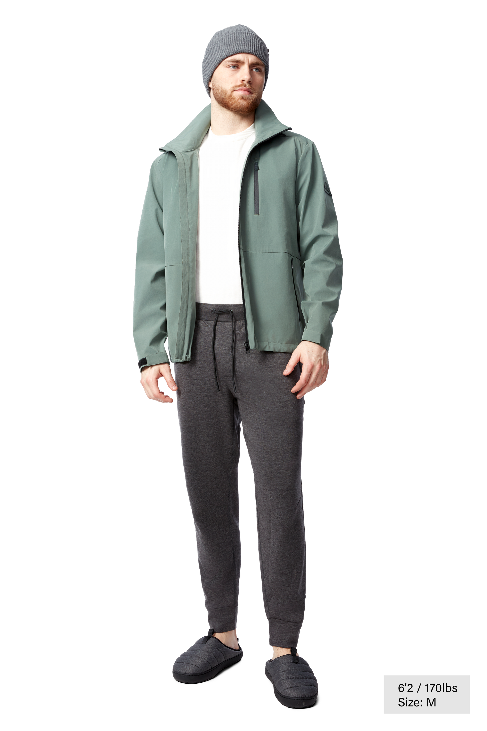 RIDGE | MEN'S JOGGER PANTS, DARK GREY HEATHER