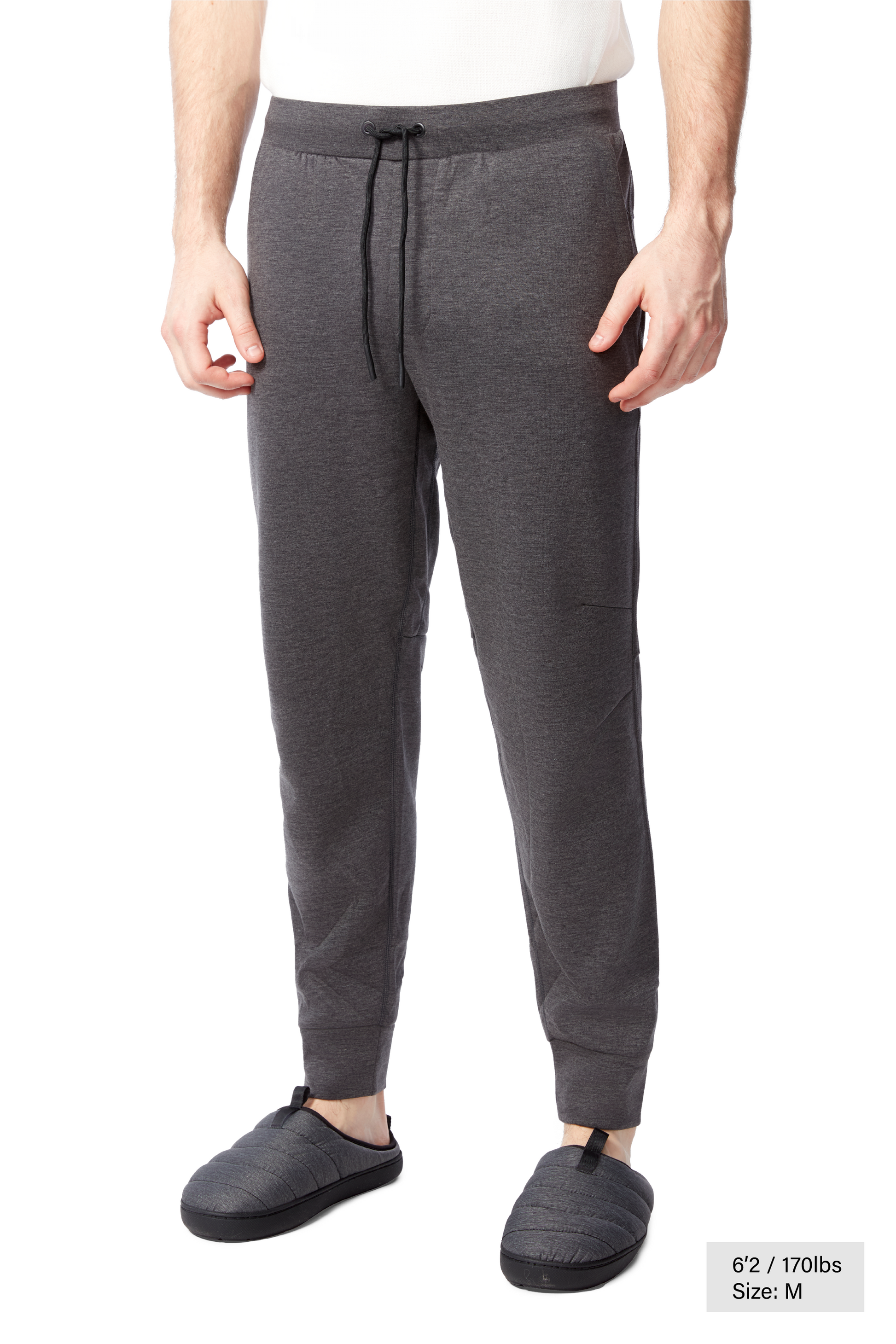 RIDGE | MEN'S JOGGER PANTS, DARK GREY HEATHER