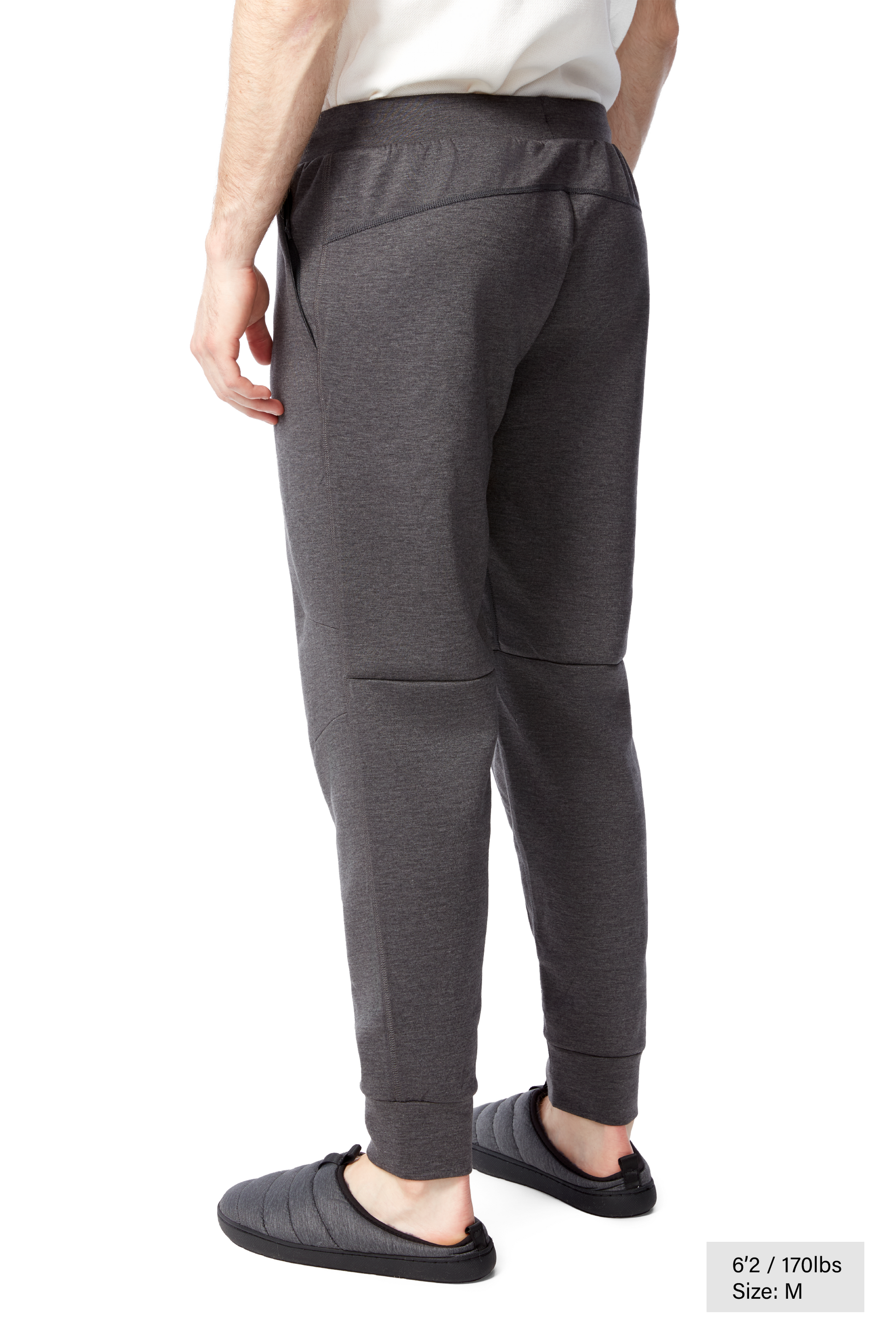 RIDGE | MEN'S JOGGER PANTS, DARK GREY HEATHER