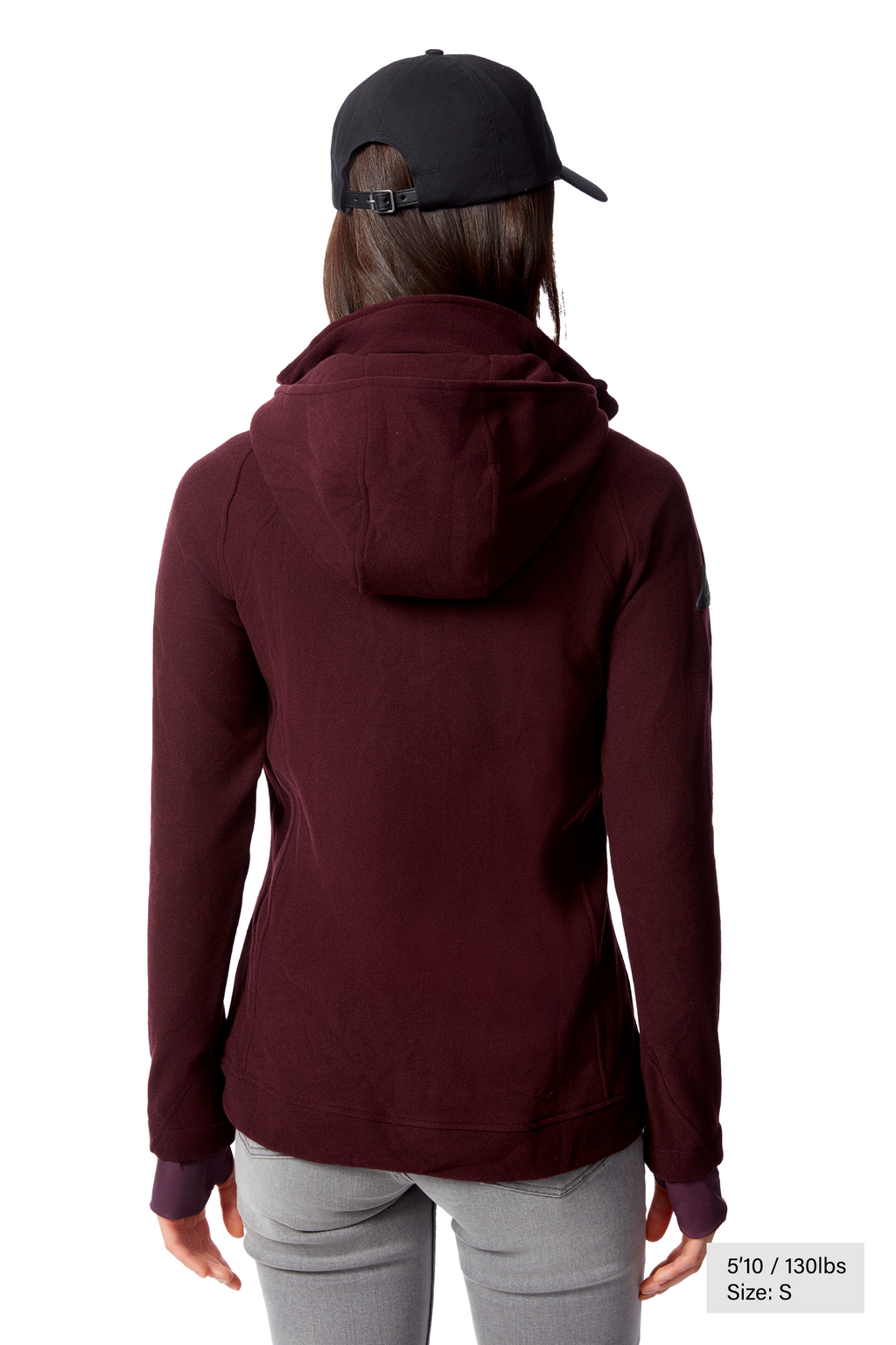 CASSIDY | PULL POLAIRE À FERMETURE ÉCLAIR POUR FEMME, RAISIN CHINÉ