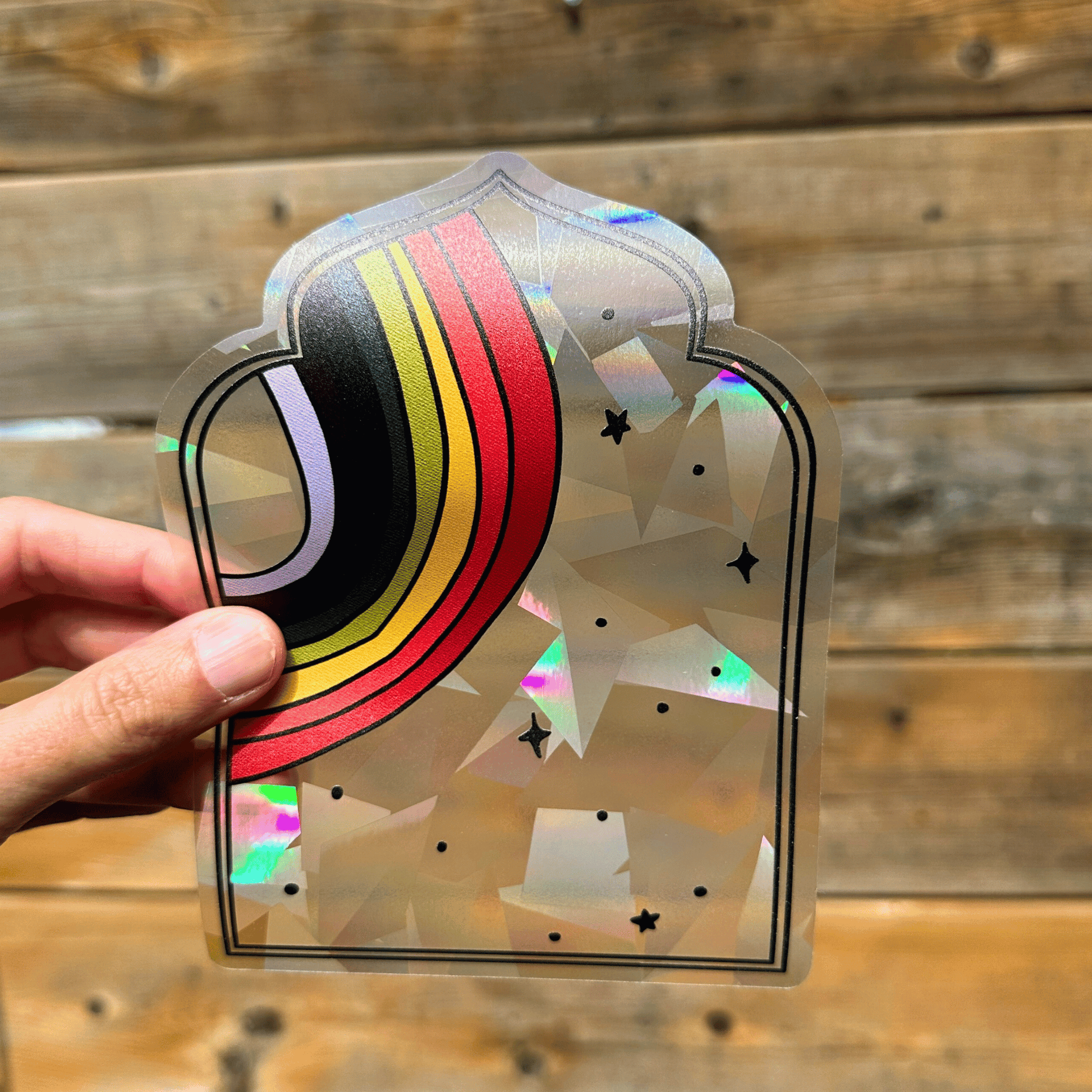 Arabesque Suncatcher Sticker