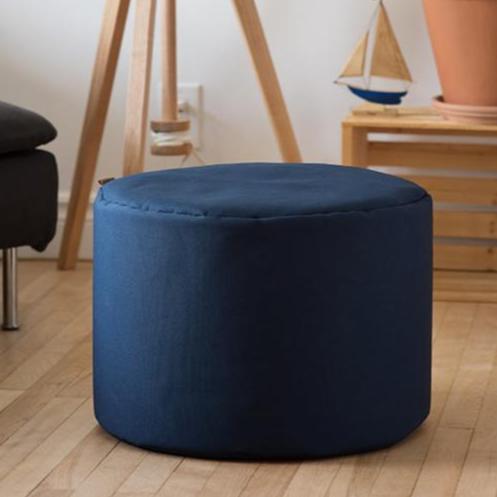 Round Footrest Pouf - Original