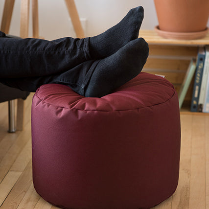 Round Footrest Pouf - Original