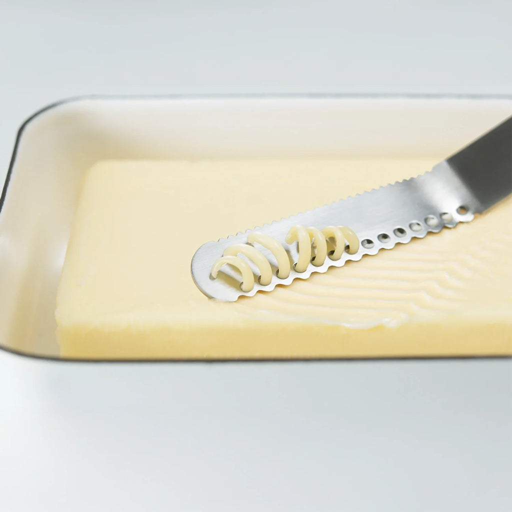 Couteau à beurre Eatoco Nulu – Rouleau à beurre et étaleur en acier inoxydable japonais
