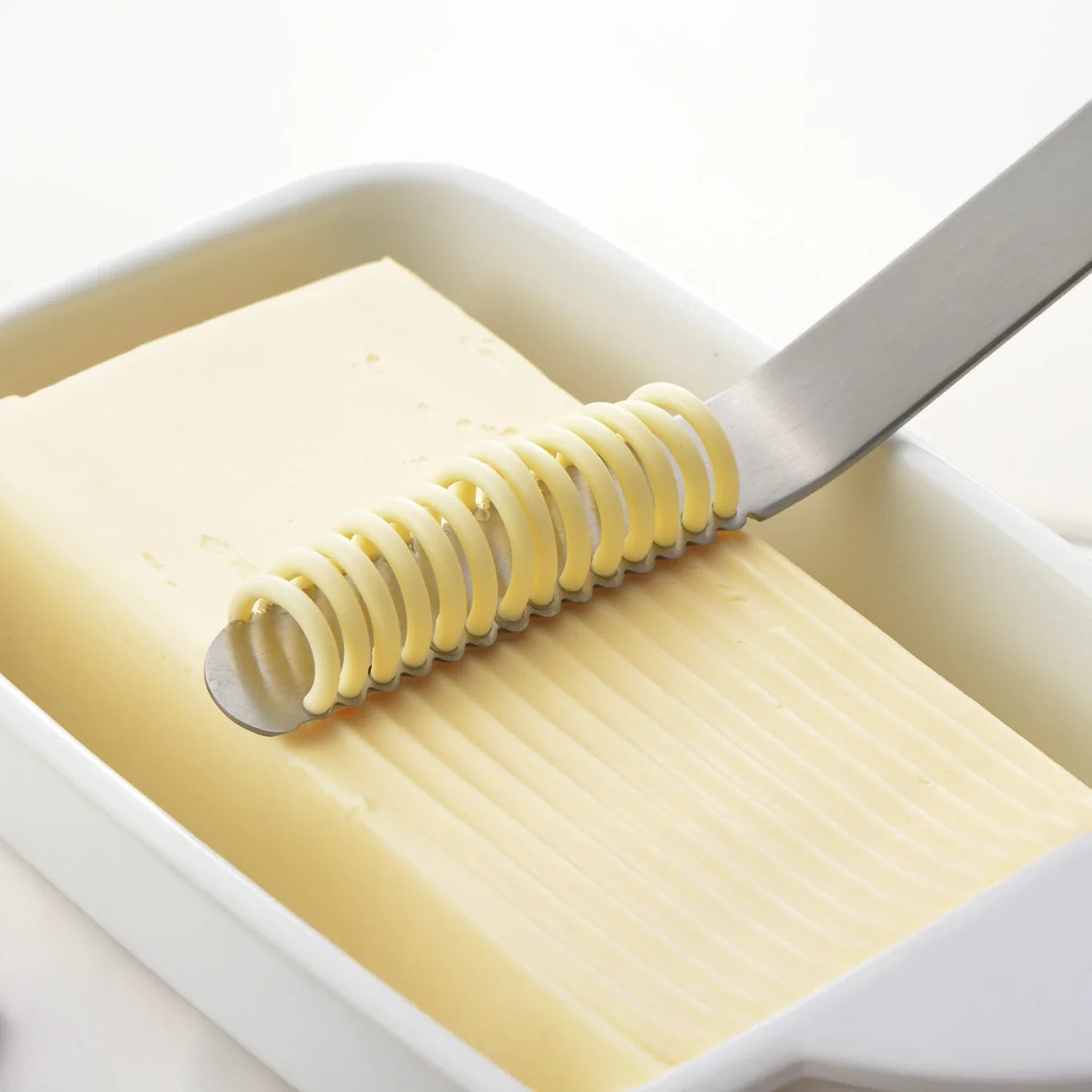Couteau à beurre Eatoco Nulu – Rouleau à beurre et étaleur en acier inoxydable japonais