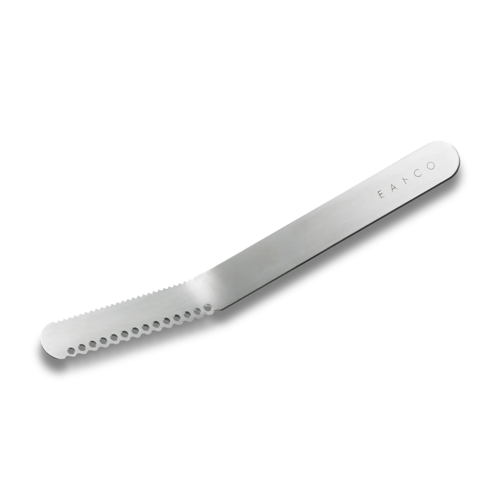 Couteau à beurre Eatoco Nulu – Rouleau à beurre et étaleur en acier inoxydable japonais