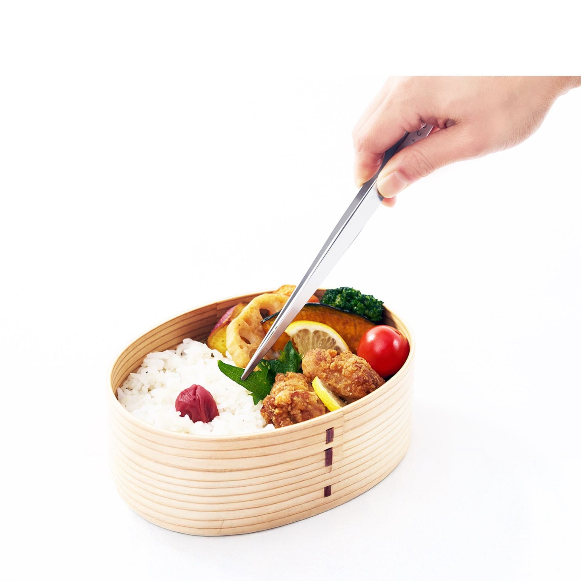 Pinces Eatoco Japan Moribashi – Outil de précision pour bento en acier inoxydable (180 mm)