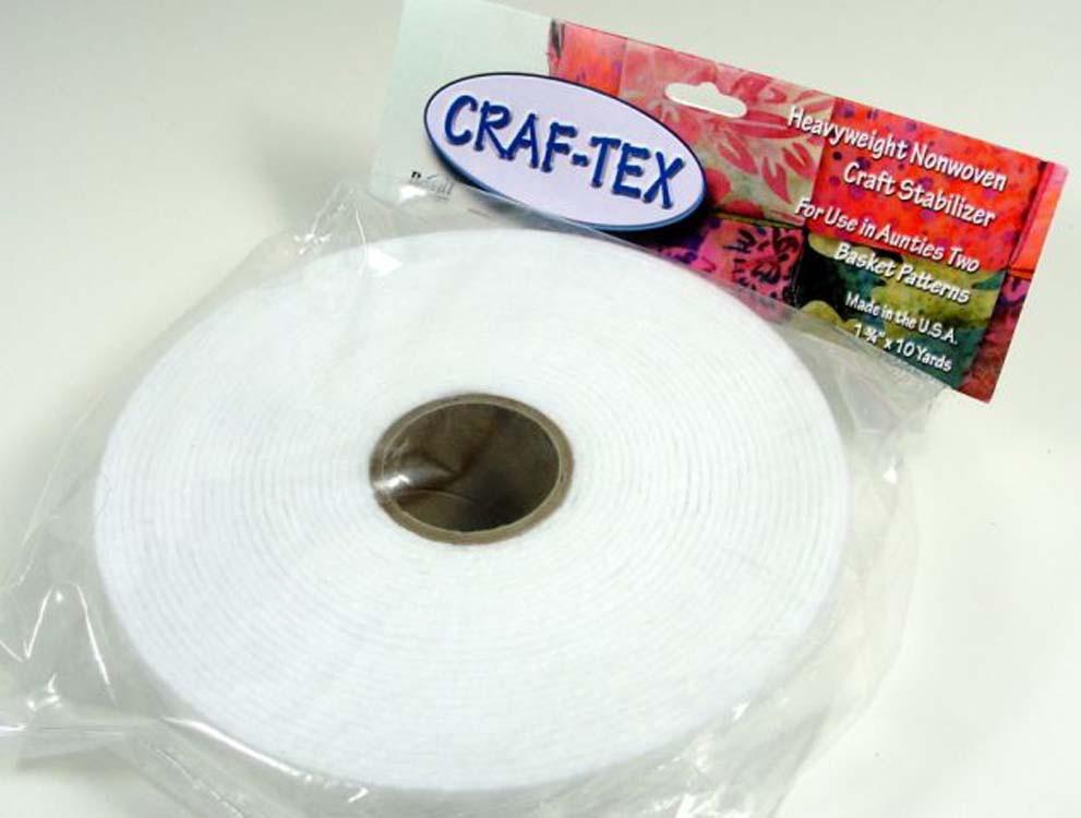 Bandes de tissu non tissé épais à coudre Craf-tex 1-3/4 po x 10 m