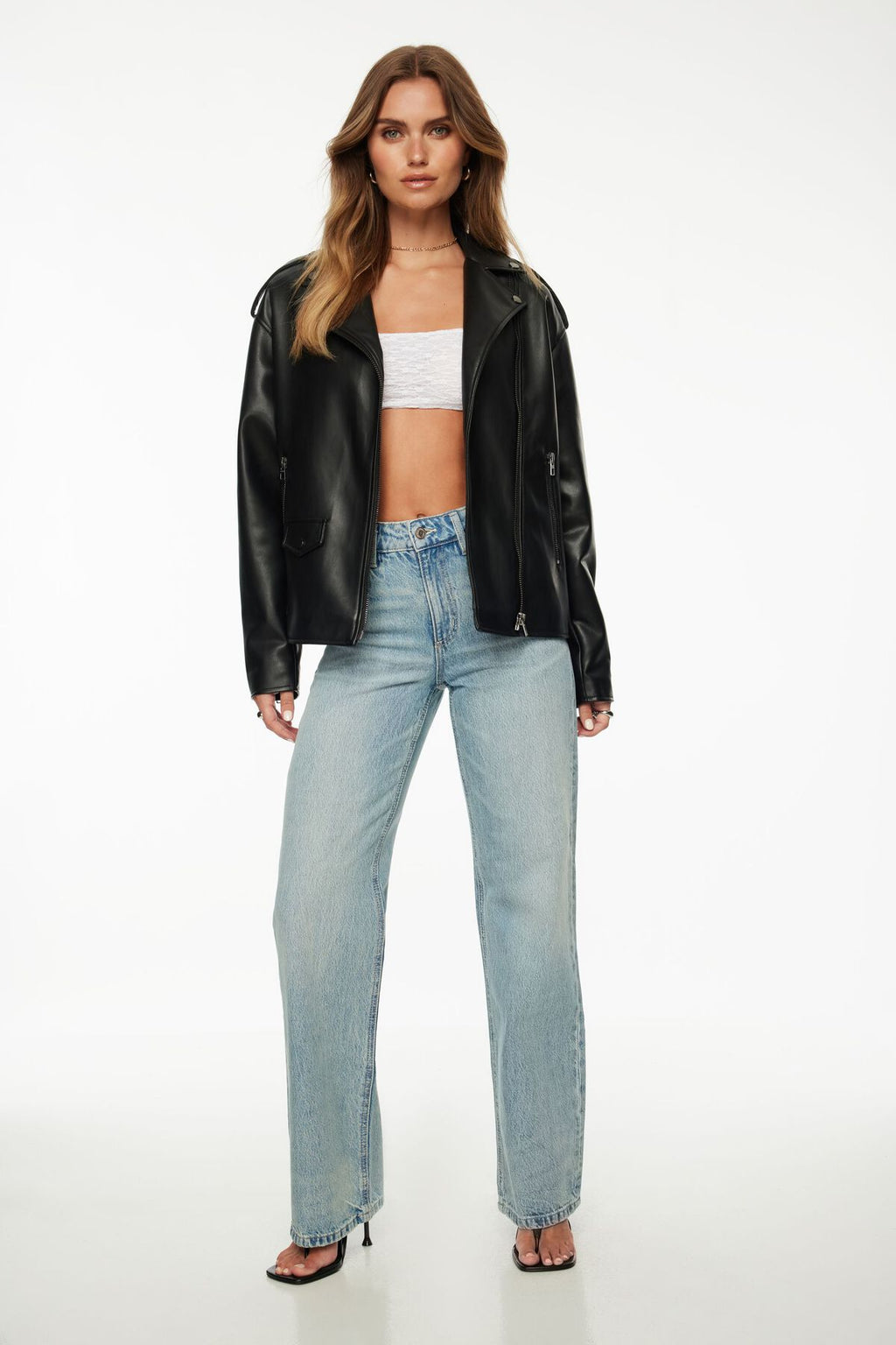 Bralette en dentelle transparente