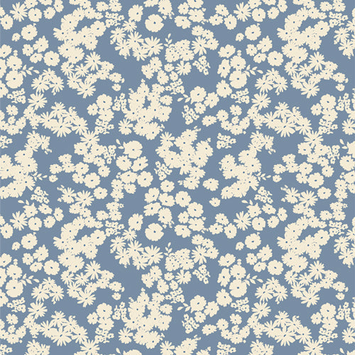 AGF A Year in Petals; Smoky Blossoms Cloud, 1/4 yard