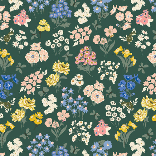 AGF A Year in Petals; Bountiful Garden Night, 1/4 yard