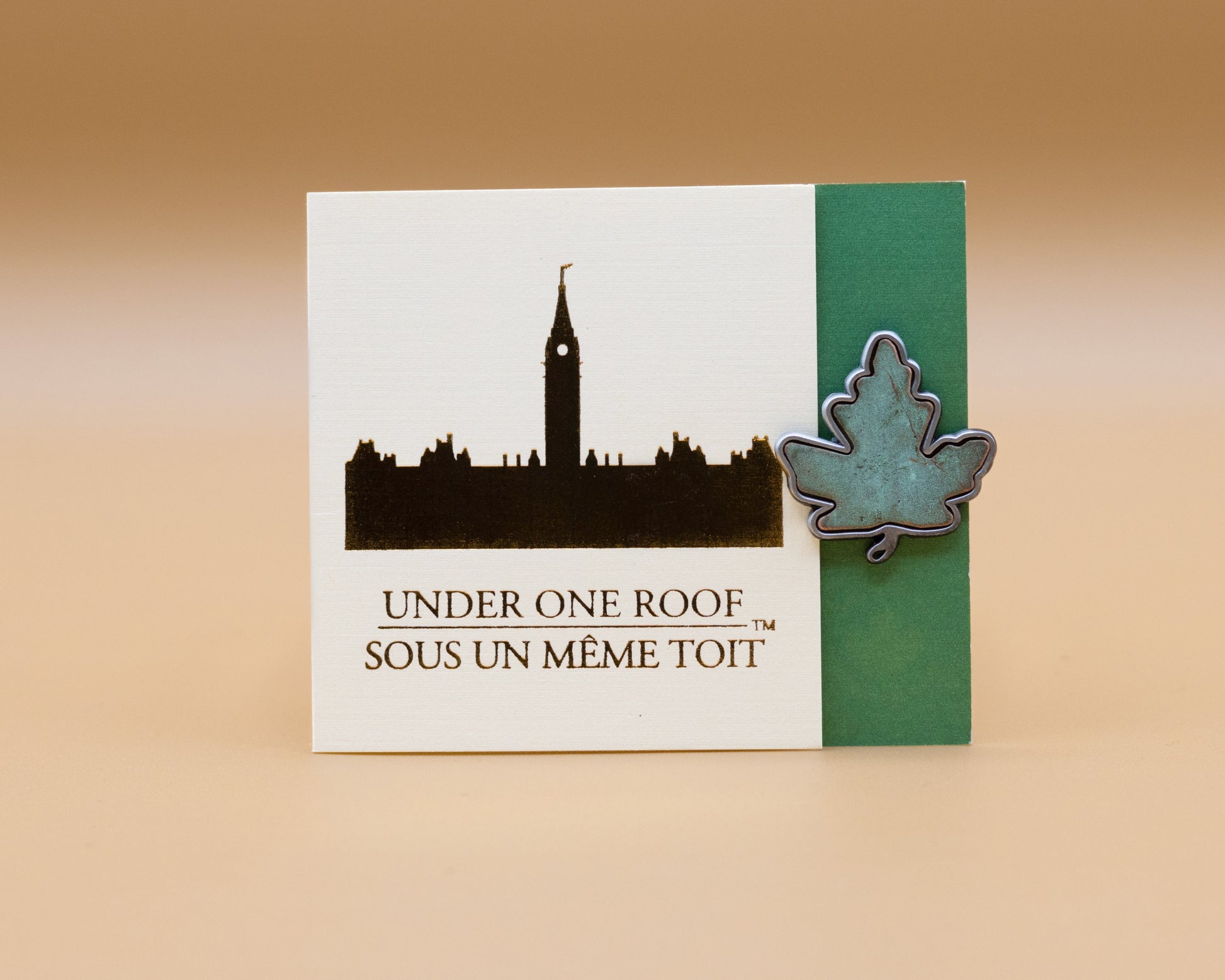 Maple Leaf Brooch Pewter