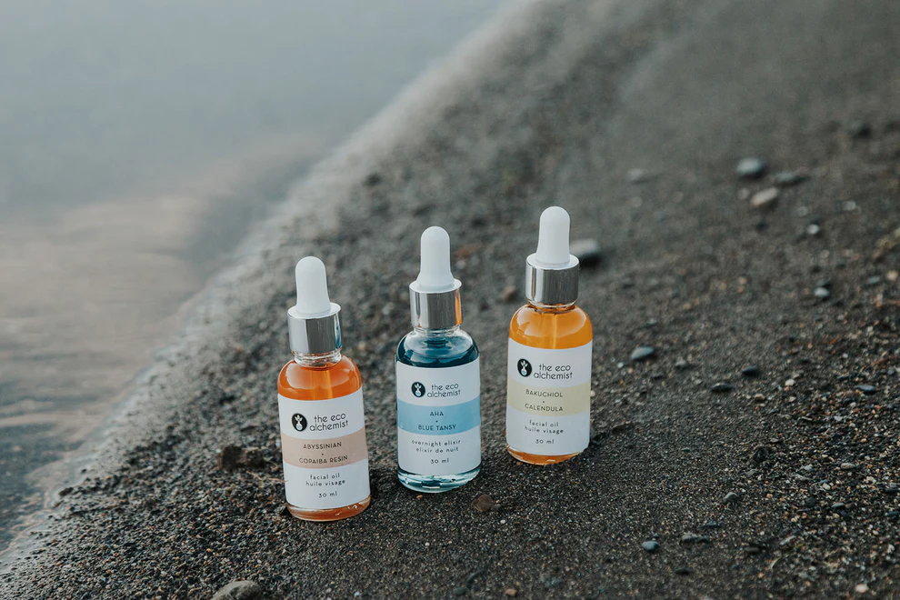 Huile visage au bakuchiol et au calendula bio-rétinol