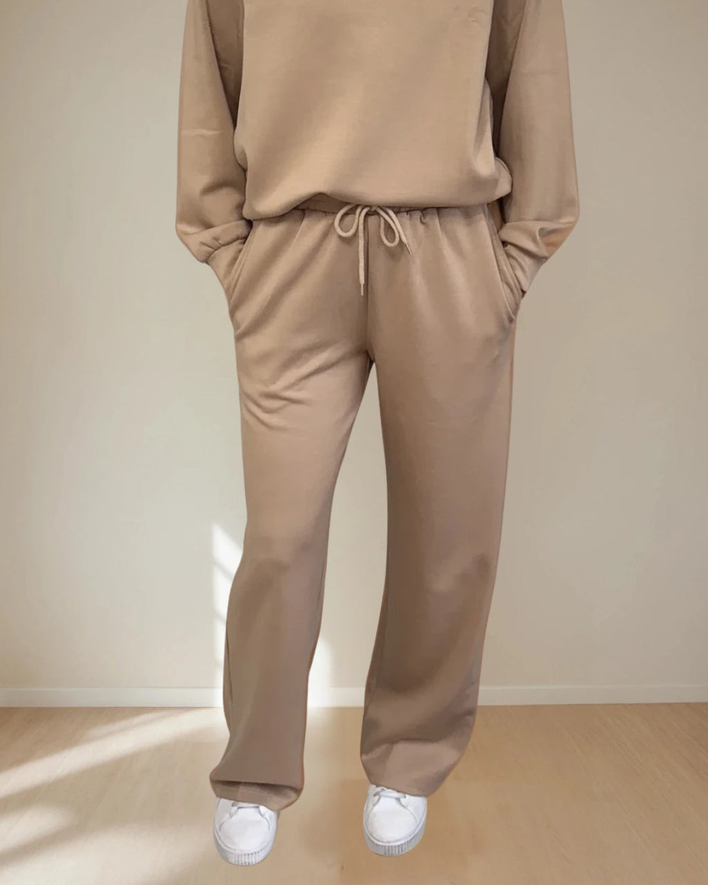 Adora Luxeflow - Everyday Wide Leg Pant In Mocha Mousse
