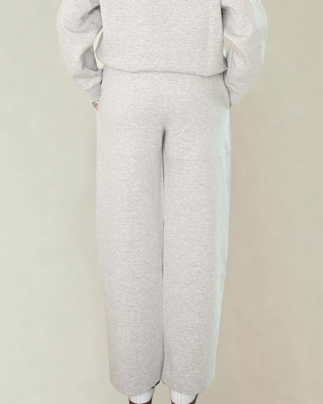 Adora Luxeflow - Everyday Wide Leg Pant In Heather Grey