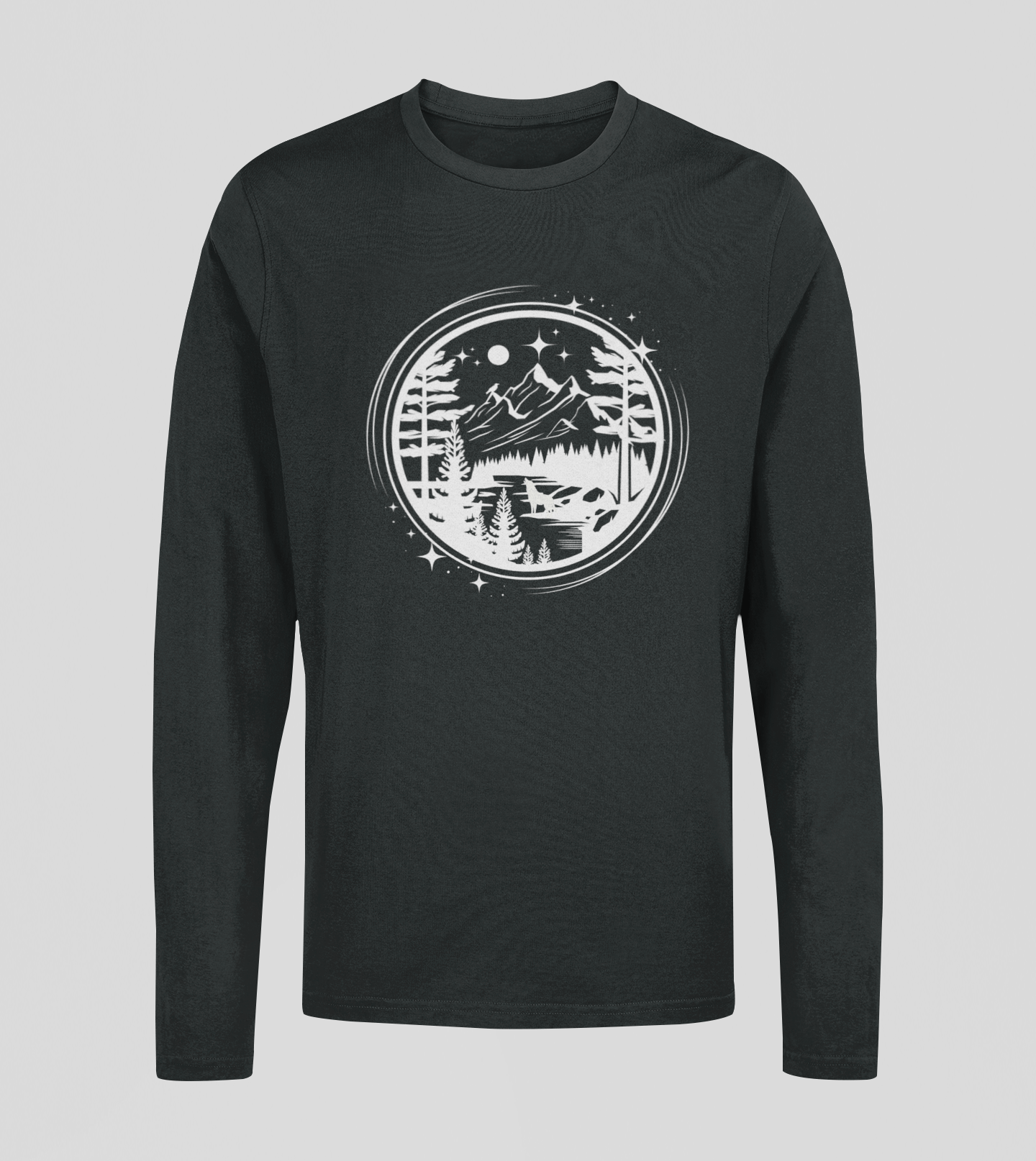 Adventure Awaits Unisex Long Sleeve Tee – Printed in Canada, Ocean Positive