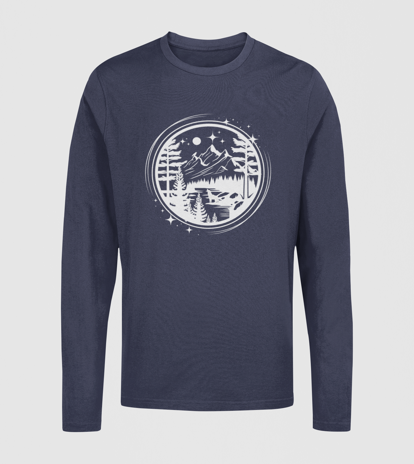 Adventure Awaits Unisex Long Sleeve Tee – Printed in Canada, Ocean Positive