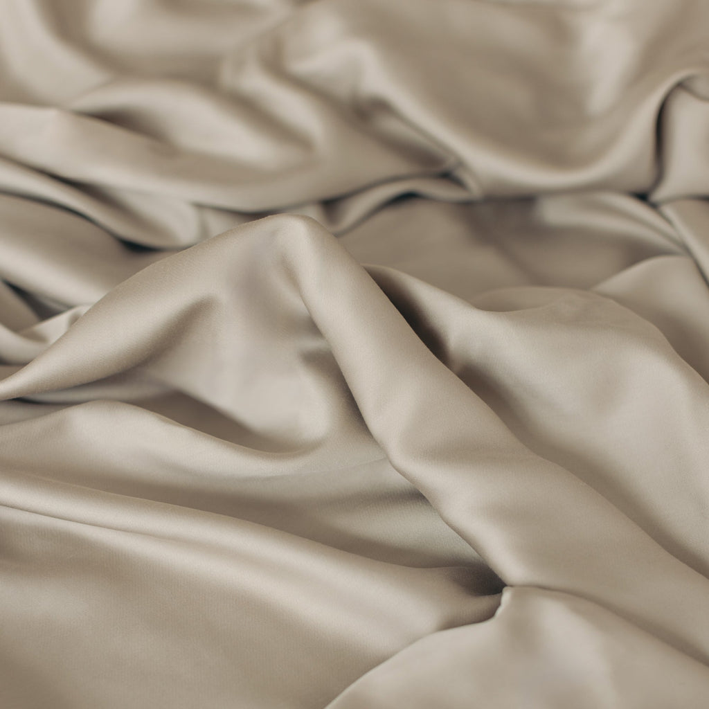 Ensemble de draps en satin de bambou biologique