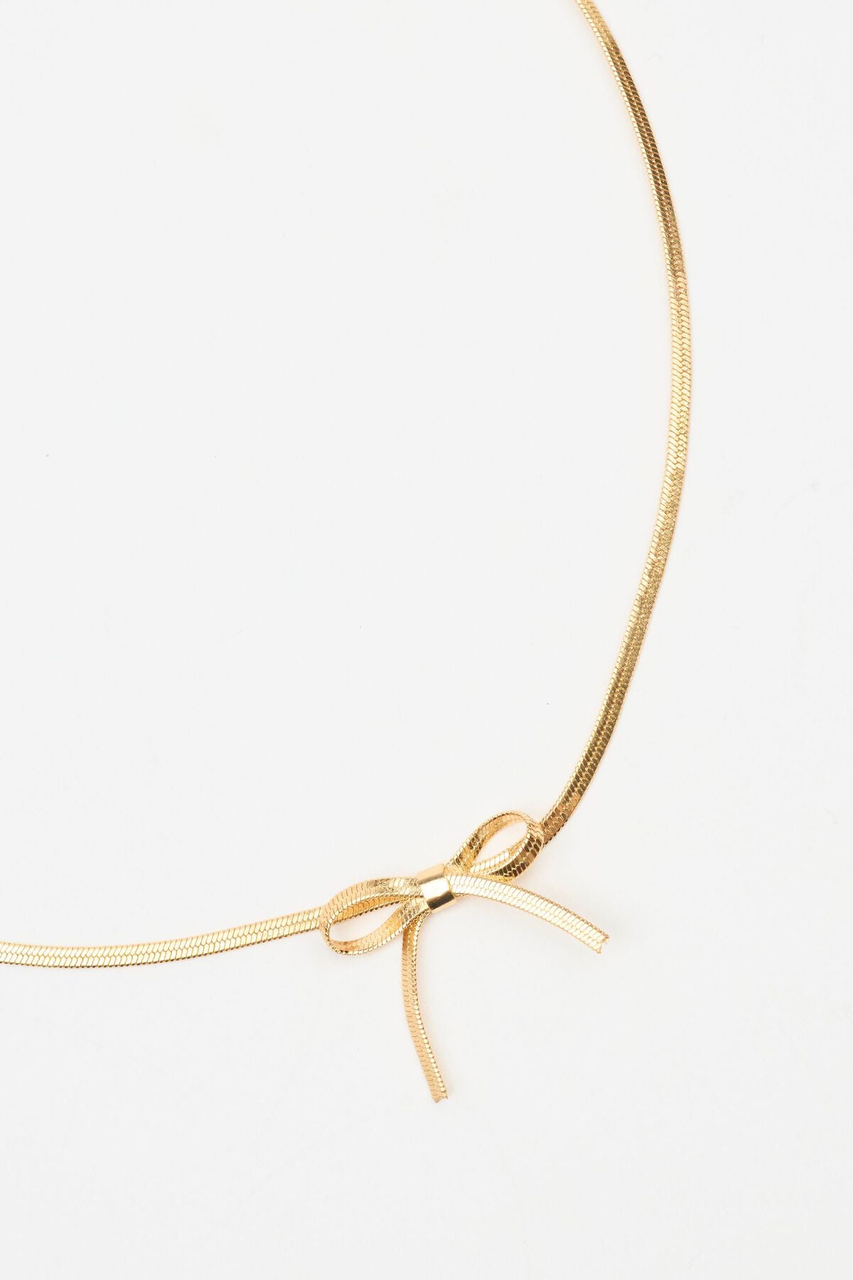 Collier nœud en chaîne serpent