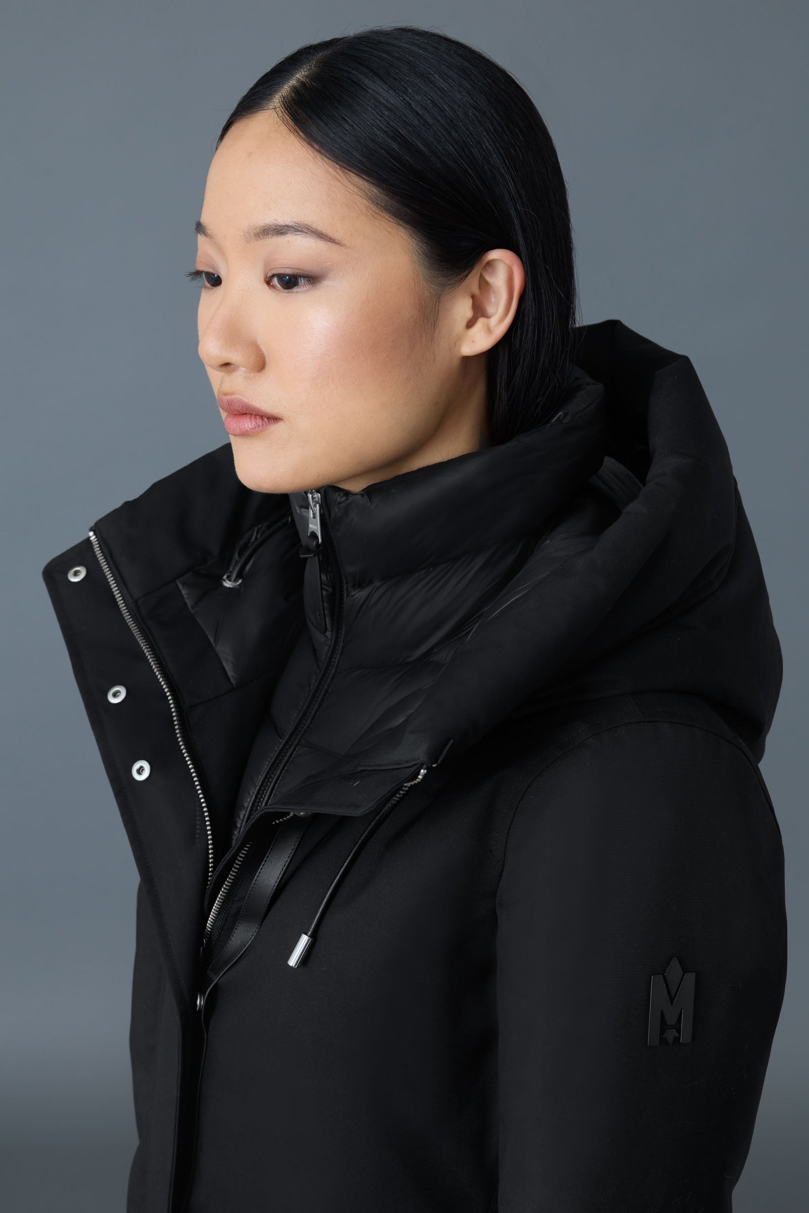 Manteau ajusté 2 en 1 SHILOH avec plastron amovible