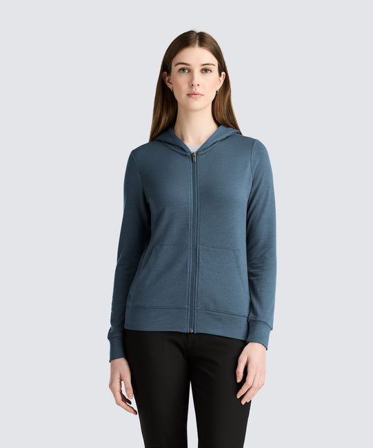 Sweat à capuche de voyage compact pour femme
