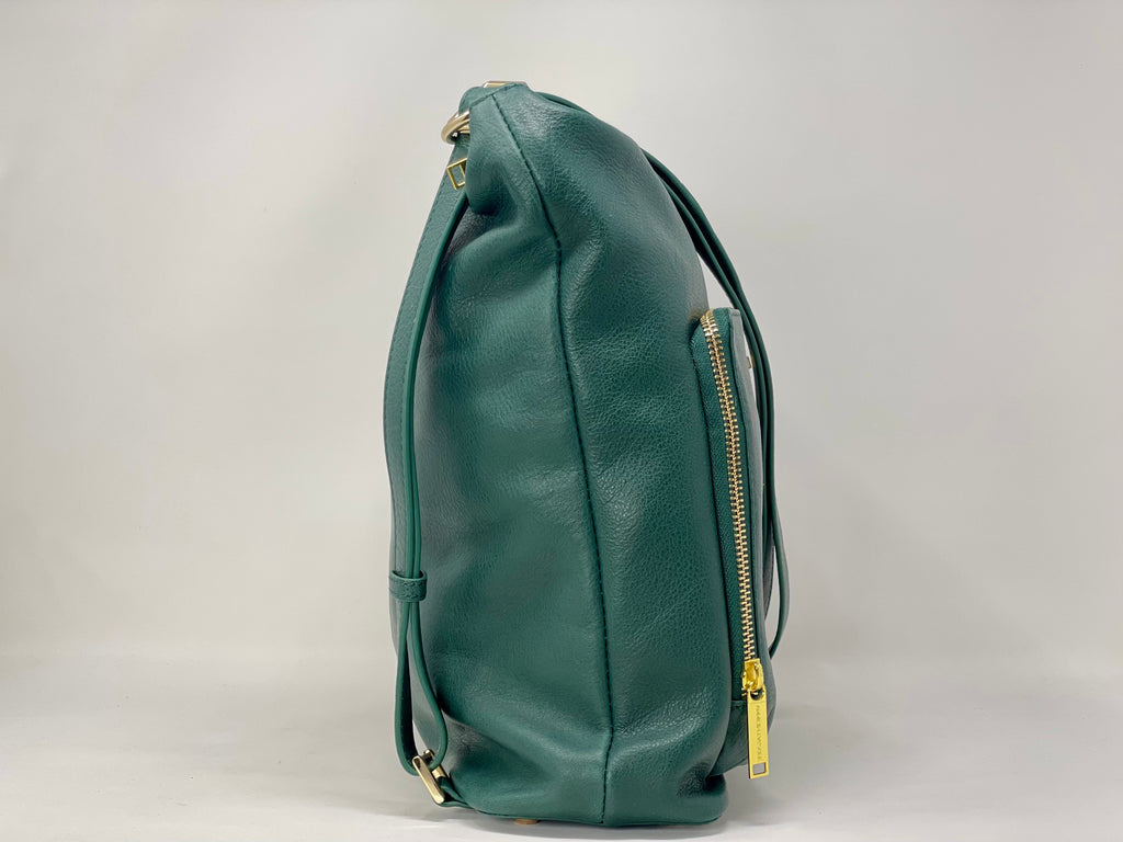 Dark Green Transformable Handbag - Alexandra