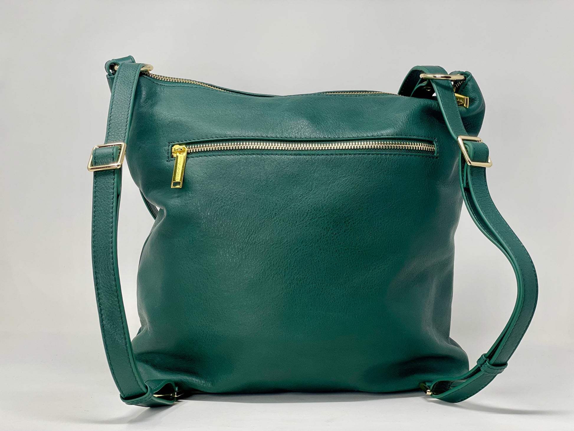 Dark Green Transformable Handbag - Alexandra