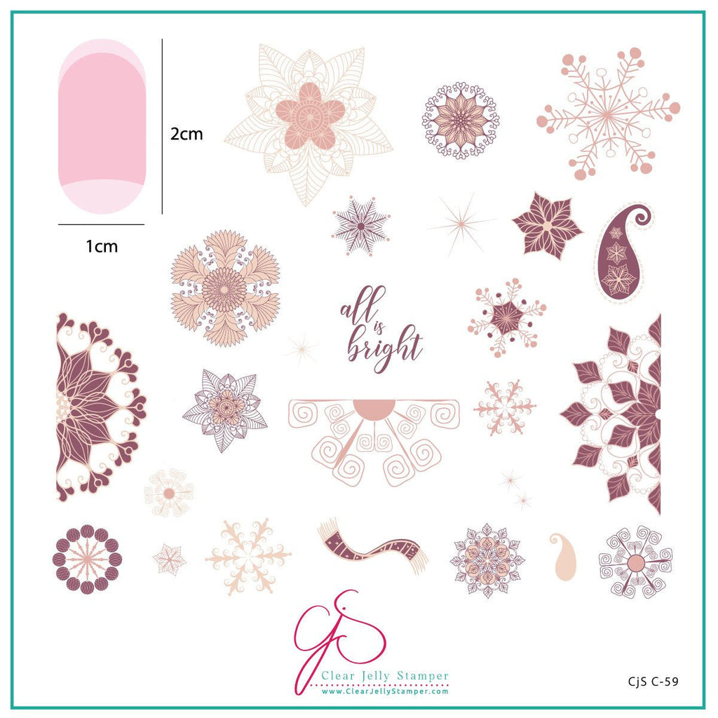 Clear Jelly Stamper - All is Bright