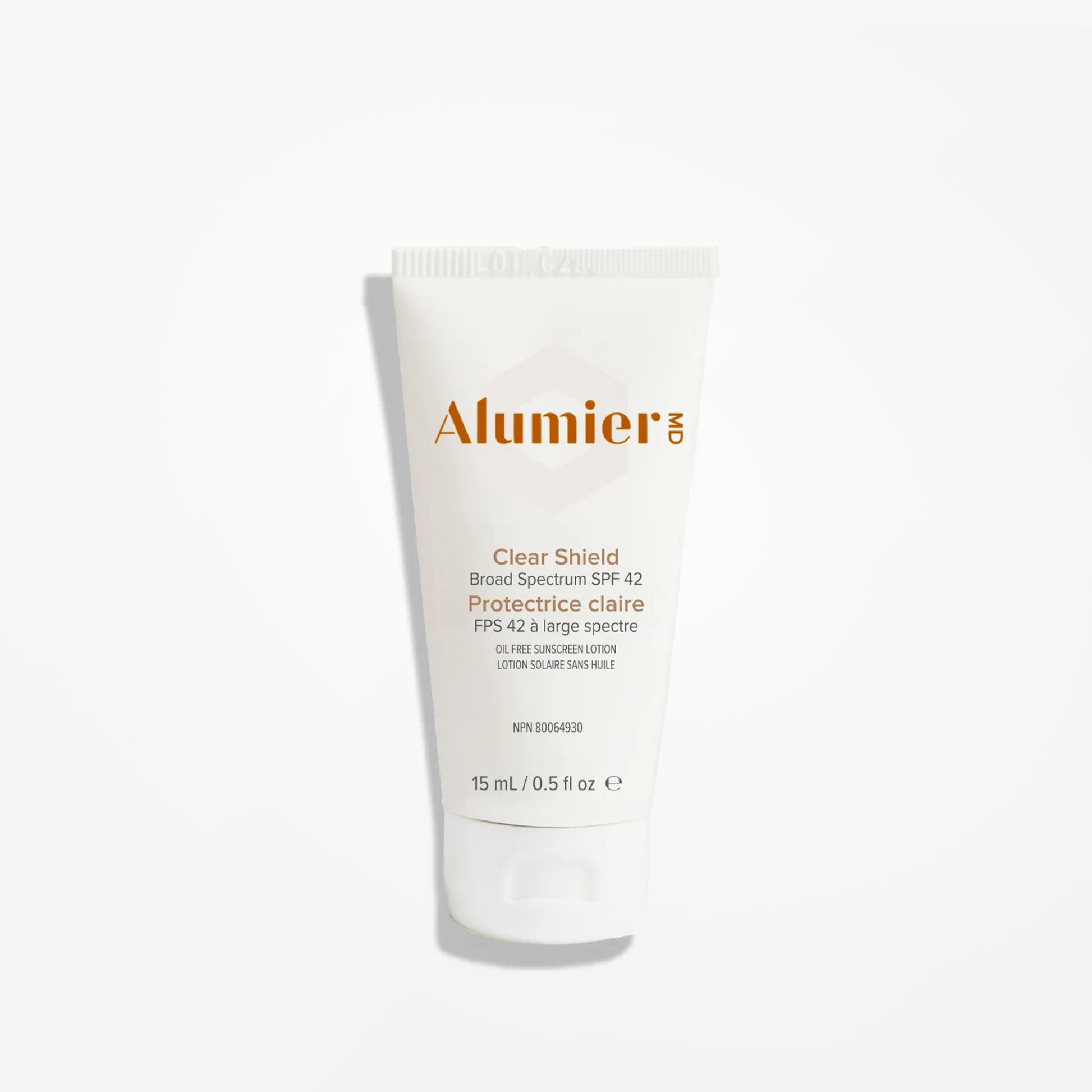 Alumier Clear Shield Broad Spectrum SPF42 Travel Size (15ml)