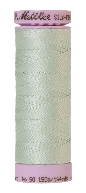 Fil de coton uni Mettler Silk-finition 50wt, 164yd/150m, brillant