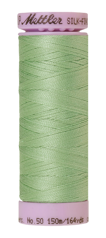 Fil de coton uni Mettler Silk-finition 50wt 164yd/150m Meadow