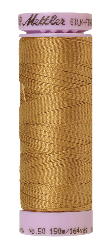 Fil de coton uni Mettler Silk-finition 50wt 164yd/150m Sisal