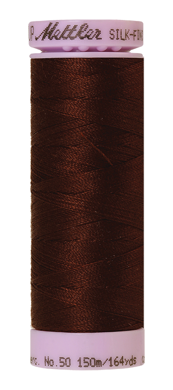 Fil de coton uni Mettler Silk-finish 50wt 164yd/150m Andorre