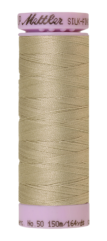 Fil de coton uni Mettler Silk-finition 50wt Tantone 164yd/150m