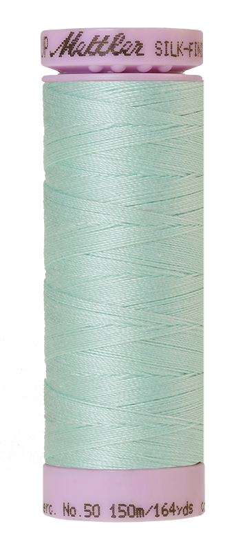 Fil de coton uni Mettler Silk-finition 50wt 164yd/150m Mystic Ocean