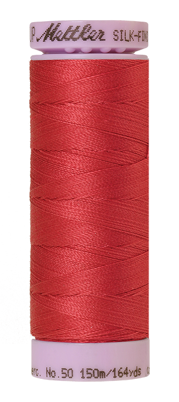 Fil de coton uni Mettler Silk-finition 50wt 164yd/150m Blossom