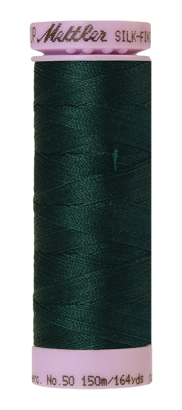 Fil de coton uni Mettler Silk-finition 50wt 164yd/150m Marais