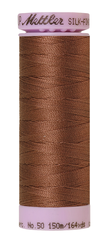 Fil de coton uni Mettler Silk-finition 50wt 164yd/150m Clou de girofle