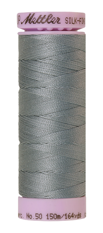 Fil de coton uni Mettler Silk-finition 50wt 164yd/150m Meltwater