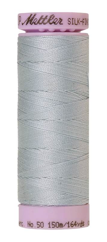 Fil de coton uni Mettler Silk-finition 50wt 164yd/150m Moonstone