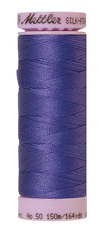 Fil de coton uni Mettler Silk-finition 50wt 164yd/150m Twilight