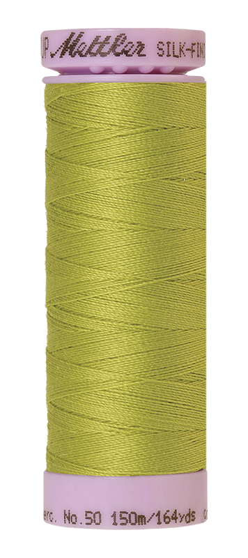 Fil de coton uni Mettler Silk-finition 50wt 164yd/150m Tamarack
