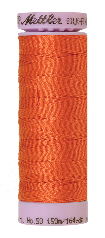 Fil de coton uni Mettler Silk-finition 50wt 164yd/150m Argile